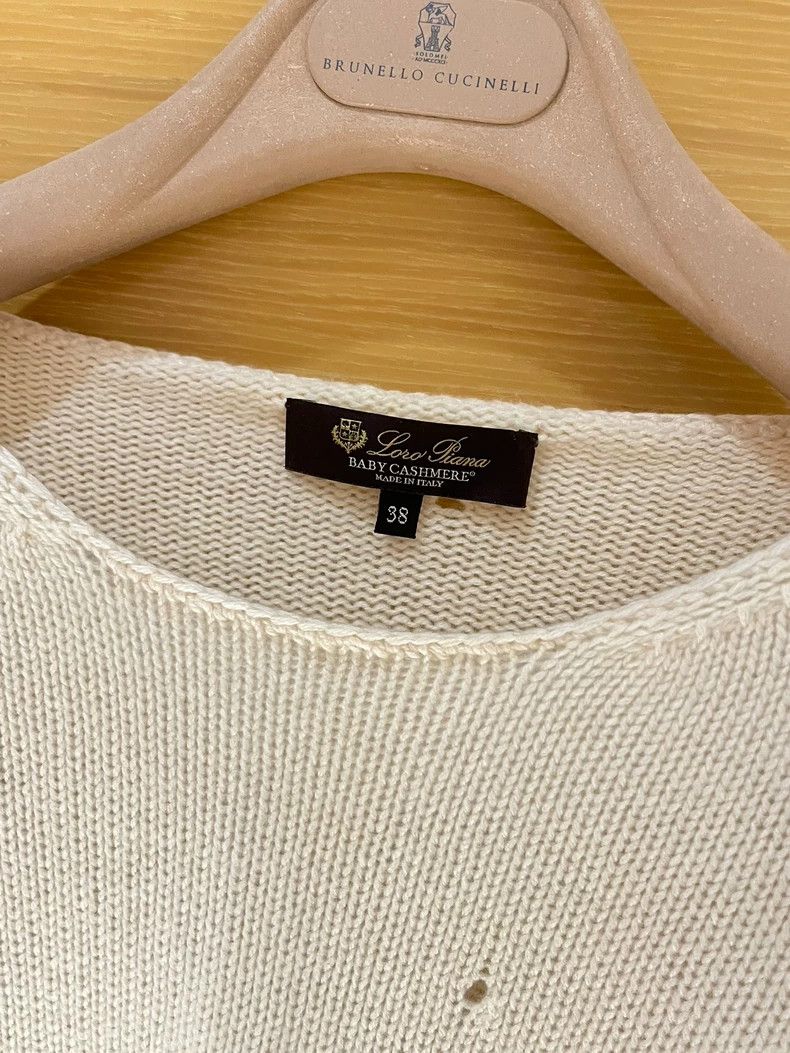 Loro Piana LORO PIANA Chicken yellow cashmere sweater Size XS / US 0-2 / IT 36-38 - 2 Thumbnail