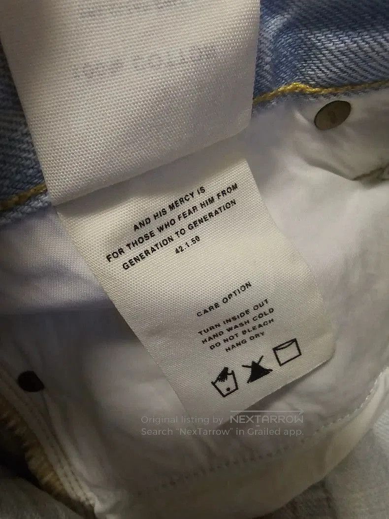 Fear of God Fear of God Light Blue Denim Jeans. Size US 30 / EU 46 - 8 Thumbnail