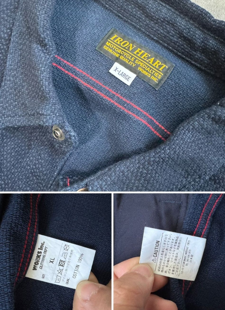 Iron Heart Iron Heart sizeXL laminated indigo denim shirtSulphu Size US XL / EU 56 / 4 - 9 Thumbnail
