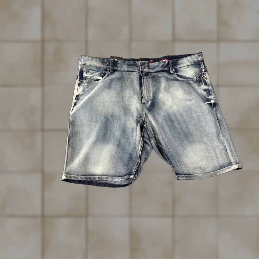 Ecko Unltd. Ecko Unltd. Shorts Mens 48 Blue Relaxed Fit Denim Vintage HipHop Casual 5-Pocket Zipper Broken Origin China Regular Size Size US 32 / EU 48 - 1 Thumbnail