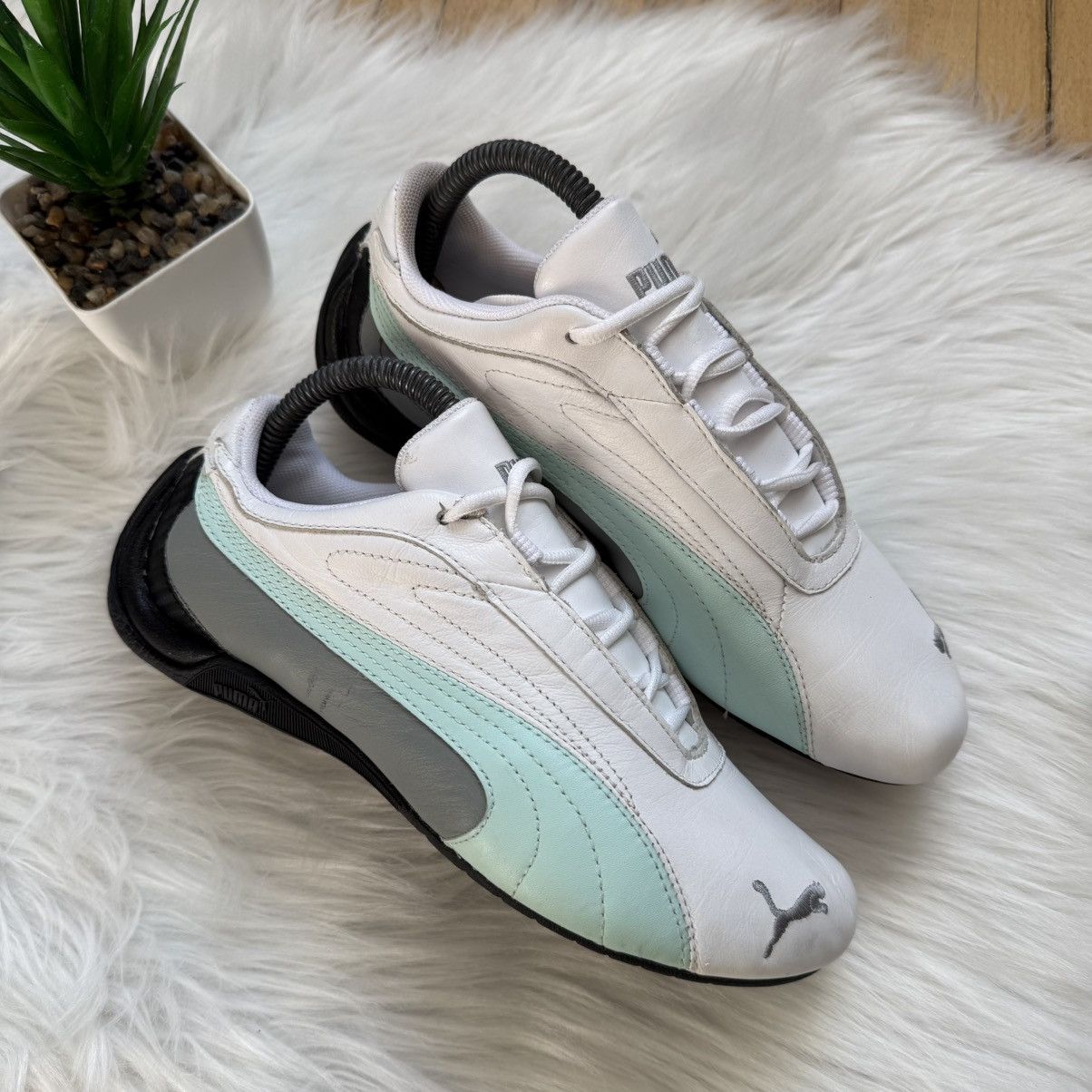 Puma 📌 Vintage Y2K Crazy Puma SpeedCat Leather 00’s Sneakers Size US 6.5 / IT 36.5 - 2 Thumbnail