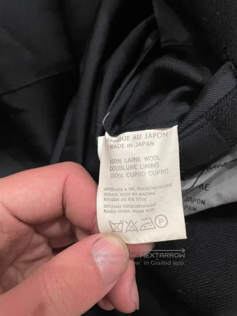 Yohji Yamamoto Yohji Yamamoto size s 1988aw Aristocratic Large Lapel blaze Size 48S - 5 Thumbnail