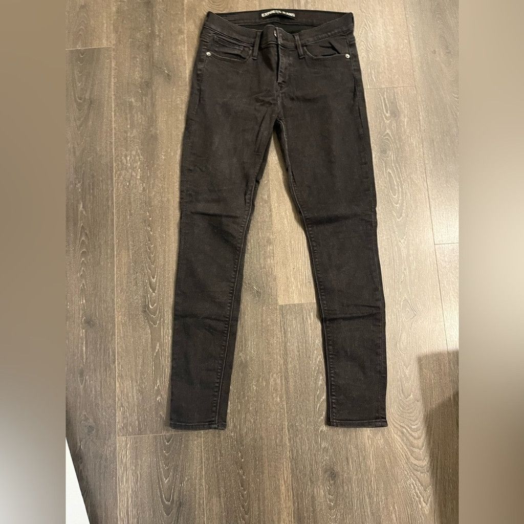 Express Express Women's Black Jeans Size 30" / US 8 / IT 44 - 1 Thumbnail