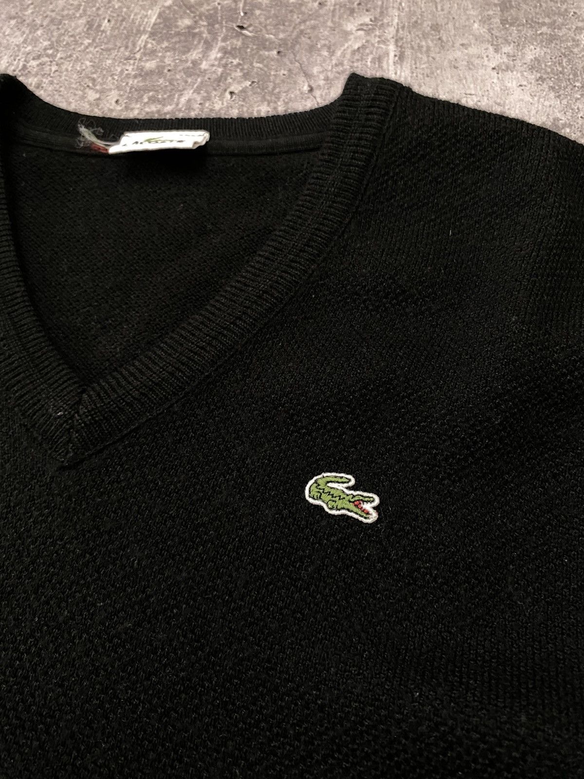 Lacoste × Vintage Lacoste vintage knit sweater Size US L / EU 52-54 / 3 - 8 Thumbnail