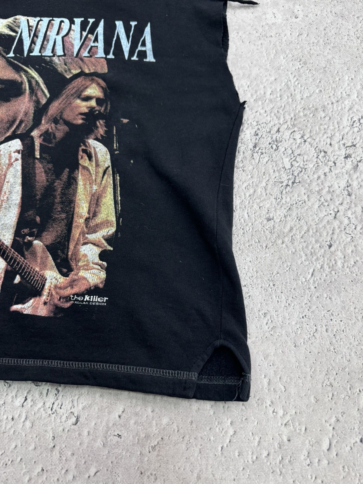 Band Tees × Nirvana × Vintage Vintage Nirvana Curt Cobain Memorial Grunge Hoodie Size US S / EU 44-46 / 1 - 6 Thumbnail