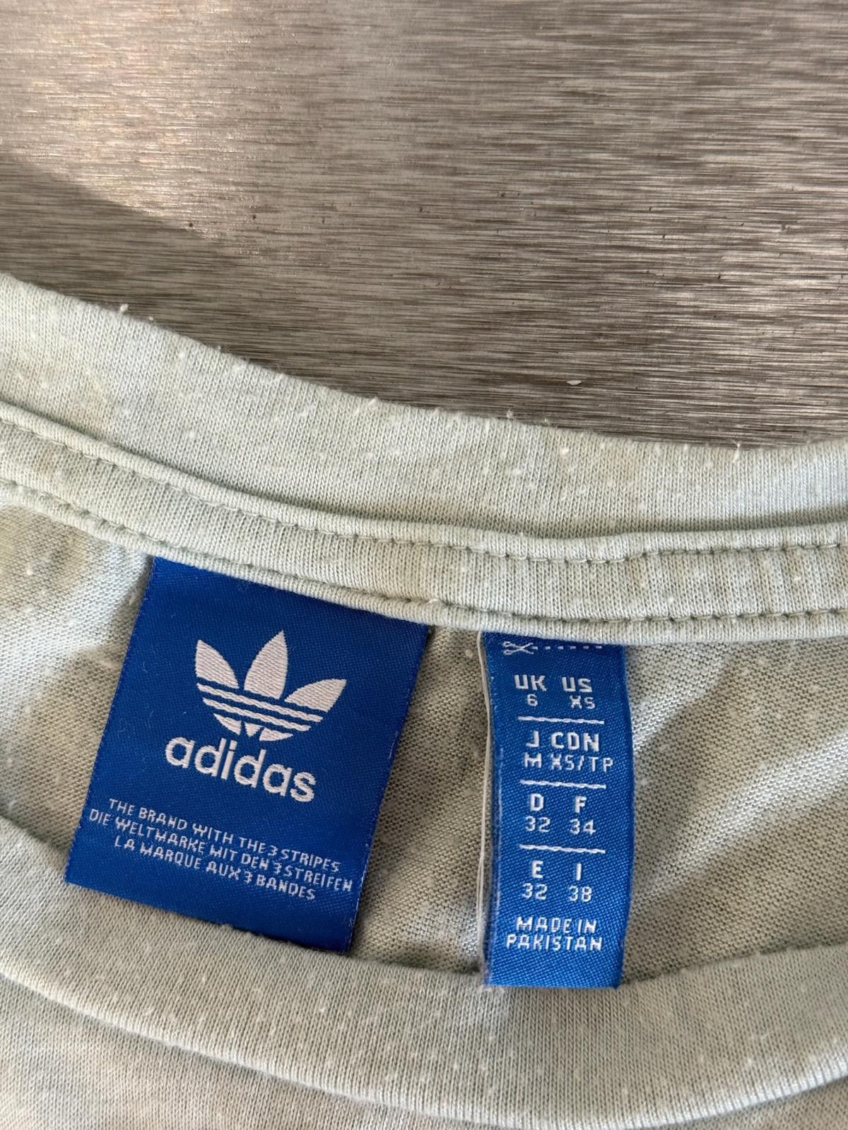Adidas Adidas Mint Green Lightweight T-Shirt Womens Size 6 Size XS / US 0-2 / IT 36-38 - 6 Thumbnail