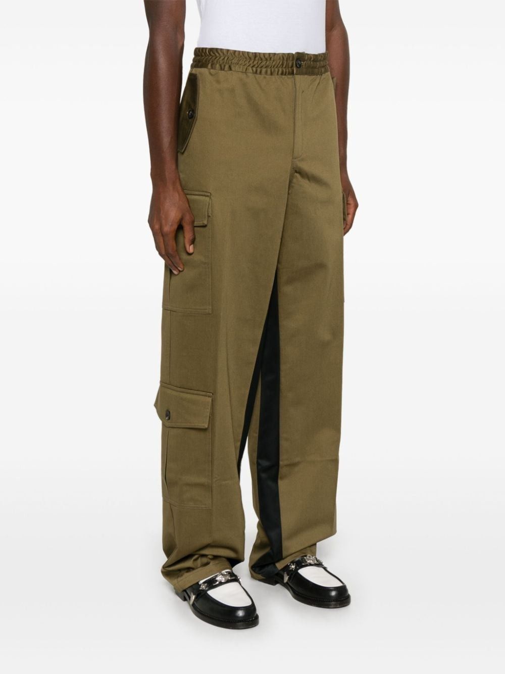 Wales Bonner o1mle0825 Roam Cargo Trousers in Khaki Size US 30 / EU 46 - 5 Thumbnail