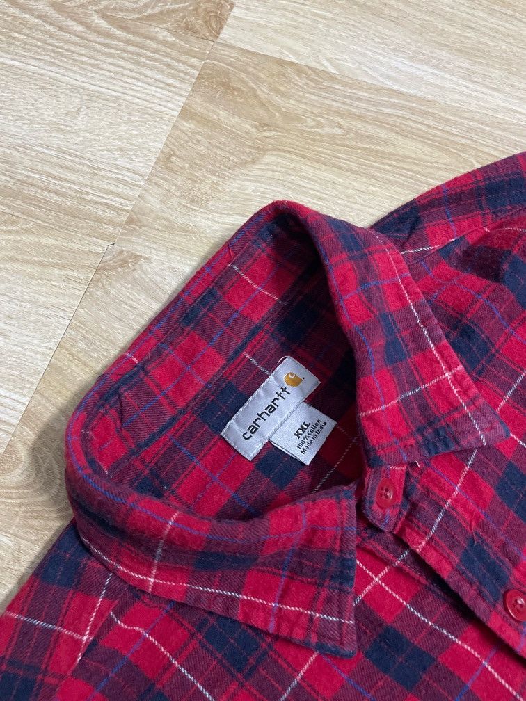 Carhartt Carhartt flanel shirt Size US XXL / EU 58 / 5 - 7 Thumbnail
