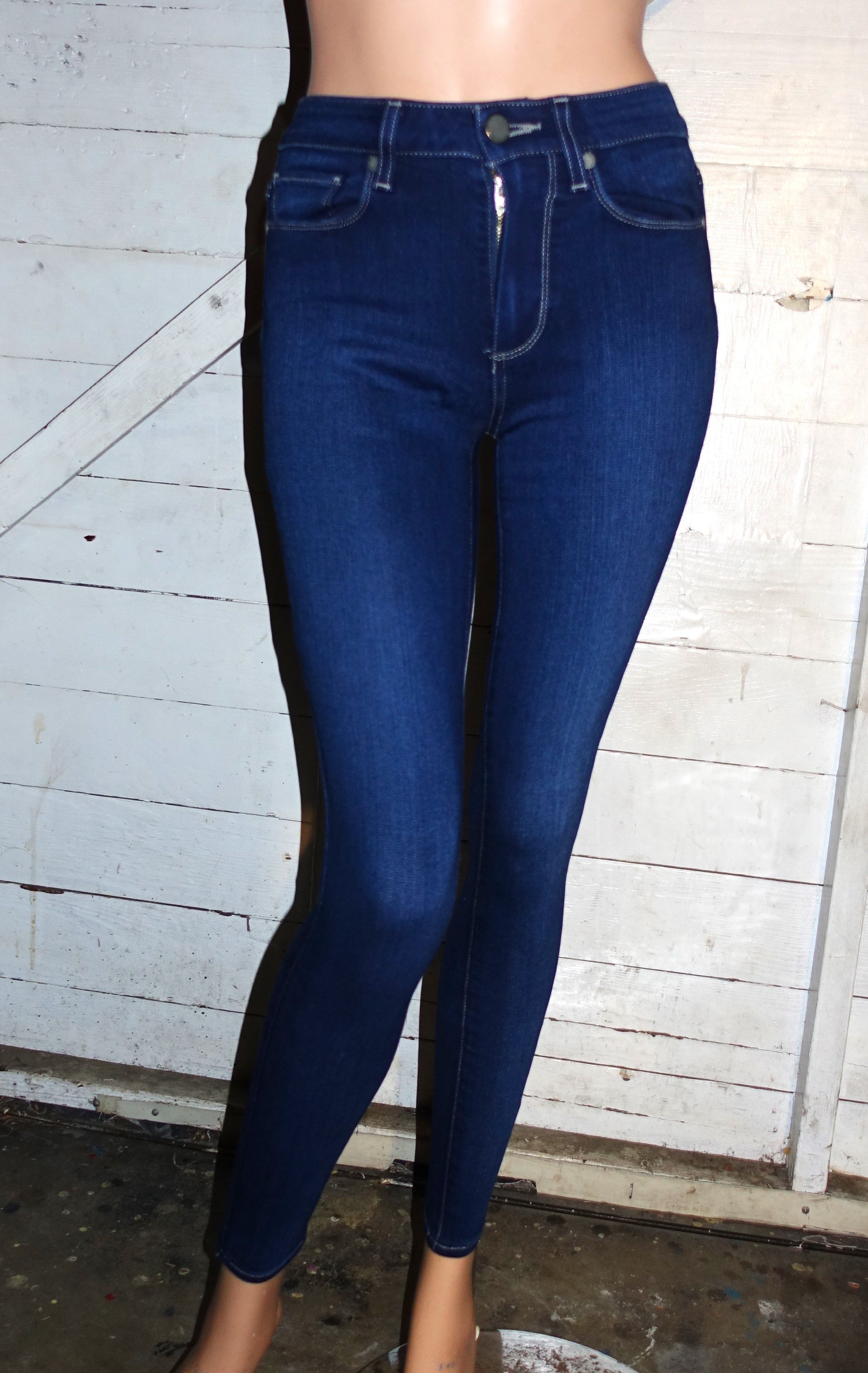 Paige Paige Blue Straight Leg Jeans 24 Size 24" / US 00 / IT 34 - 3 Thumbnail