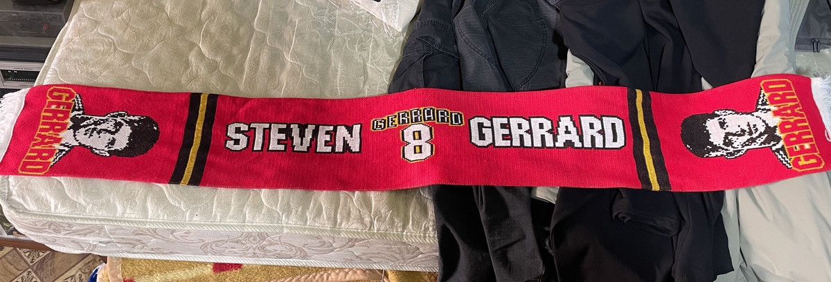 Other Vintage Liverpool Steven Gerrard #8 Football Soccer Scarf Size ONE SIZE - 5 Thumbnail