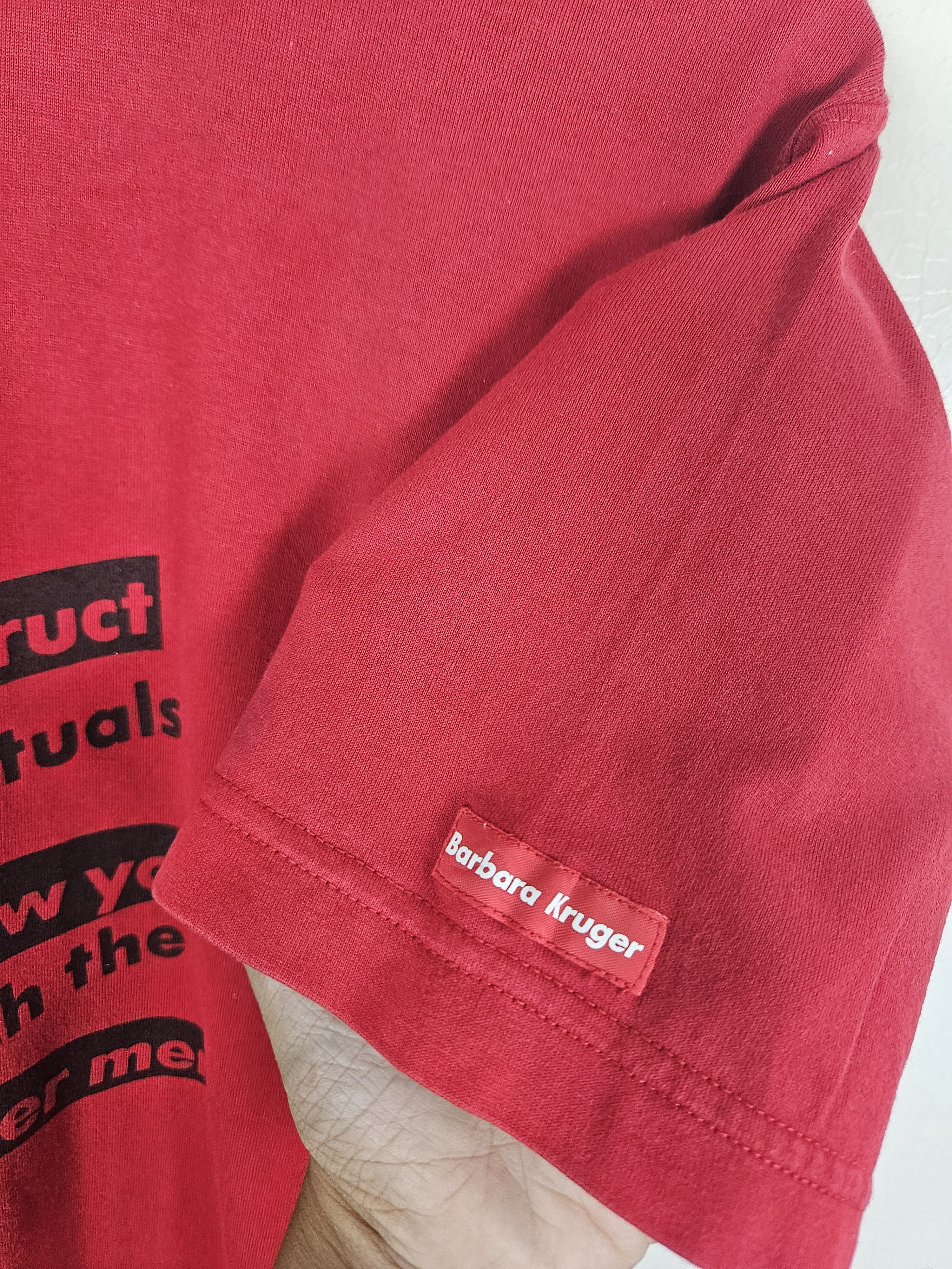 Barbara Kruger Barbara Kruger Construct rituals pop art shirt Size US M / EU 48-50 / 2 - 5 Thumbnail