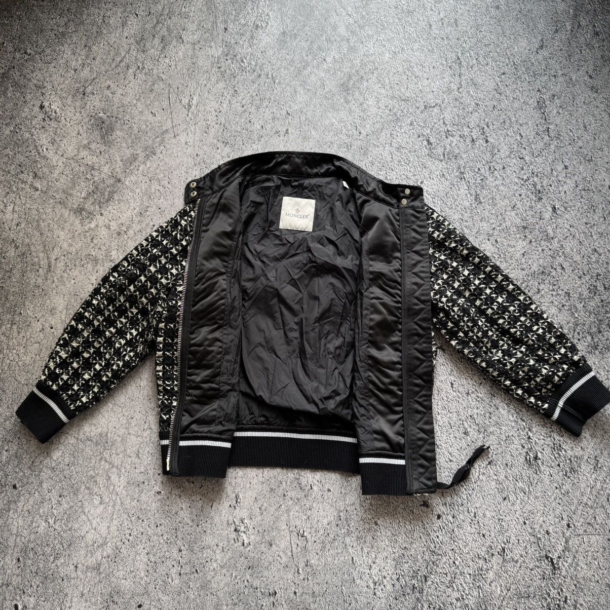 Moncler Moncler tweed print fiadone jacket black womens M size Size M / US 6-8 / IT 42-44 - 11 Thumbnail