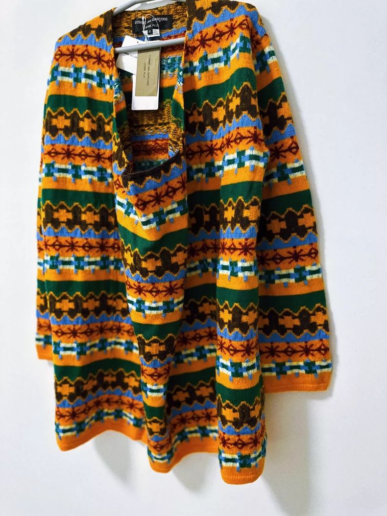 Comme des Garcons COMME des GARCONS 2022AW Ethnic Knitted Sweater 2504-Nextar Size US M / EU 48-50 / 2 - 2 Thumbnail