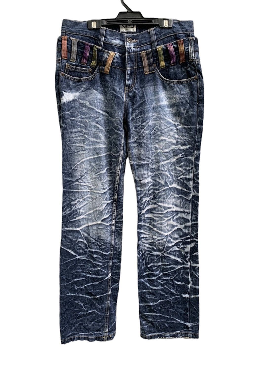 Japanese Brand Japanese Brand Nylaus Jeans Double Waist Denim Pants Size US 32 / EU 48 - 1 Thumbnail
