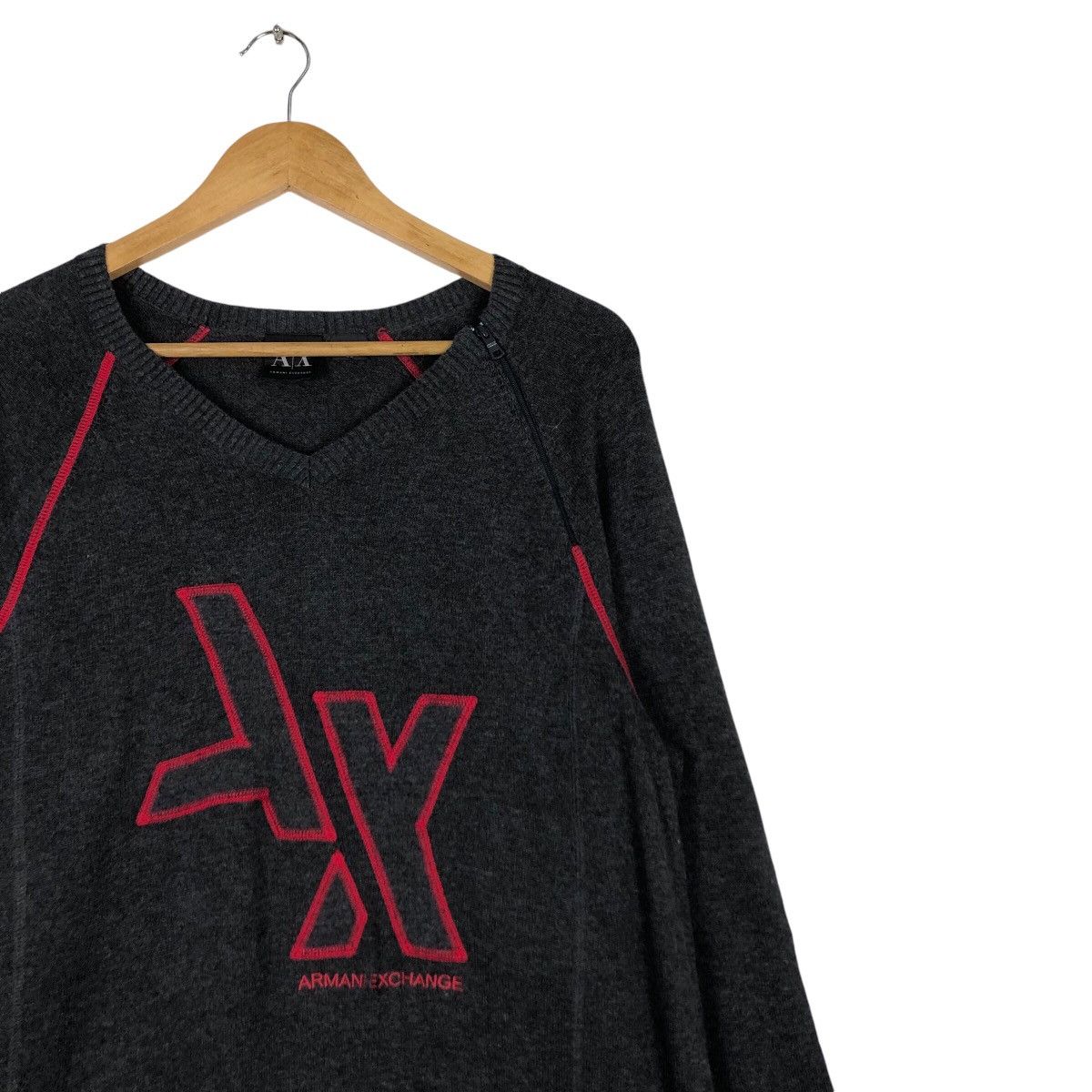 Armani Exchange × Japanese Brand Armani Exchange Sweatshirt Jumper Fleece Rare XL Size US M / EU 48-50 / 2 - 5 Thumbnail