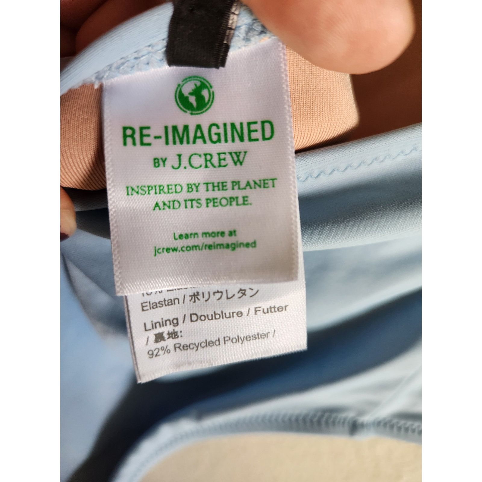 J.Crew J. Crew Re-Imagined One Piece Open Back Swim Suit 8 Size ONE SIZE - 5 Thumbnail