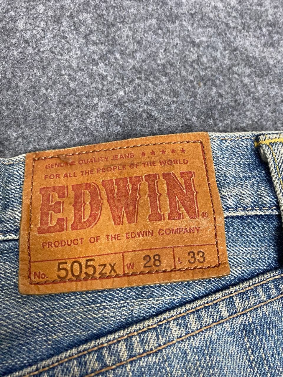 Edwin vintage edwin 505zx selvedge denim nice design Size US 30 / EU 46 - 5 Thumbnail