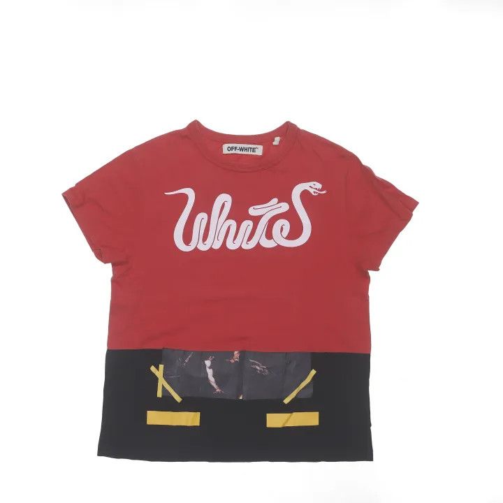 Off-White OFF-WHITE Graphic T-shirt with Snake Design 0079 Size US XS / EU 42 / 0 - 1 Thumbnail