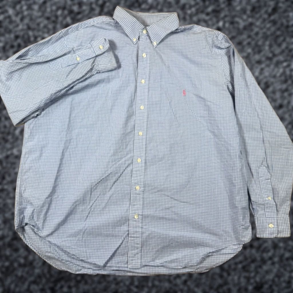 Polo Ralph Lauren Polo Ralph Lauren Button-Up Shirt Mens Big 2X Long Sleeve Plaid Lightweight Multicolor Big & Tall Size US XXL / EU 58 / 5 - 1 Thumbnail