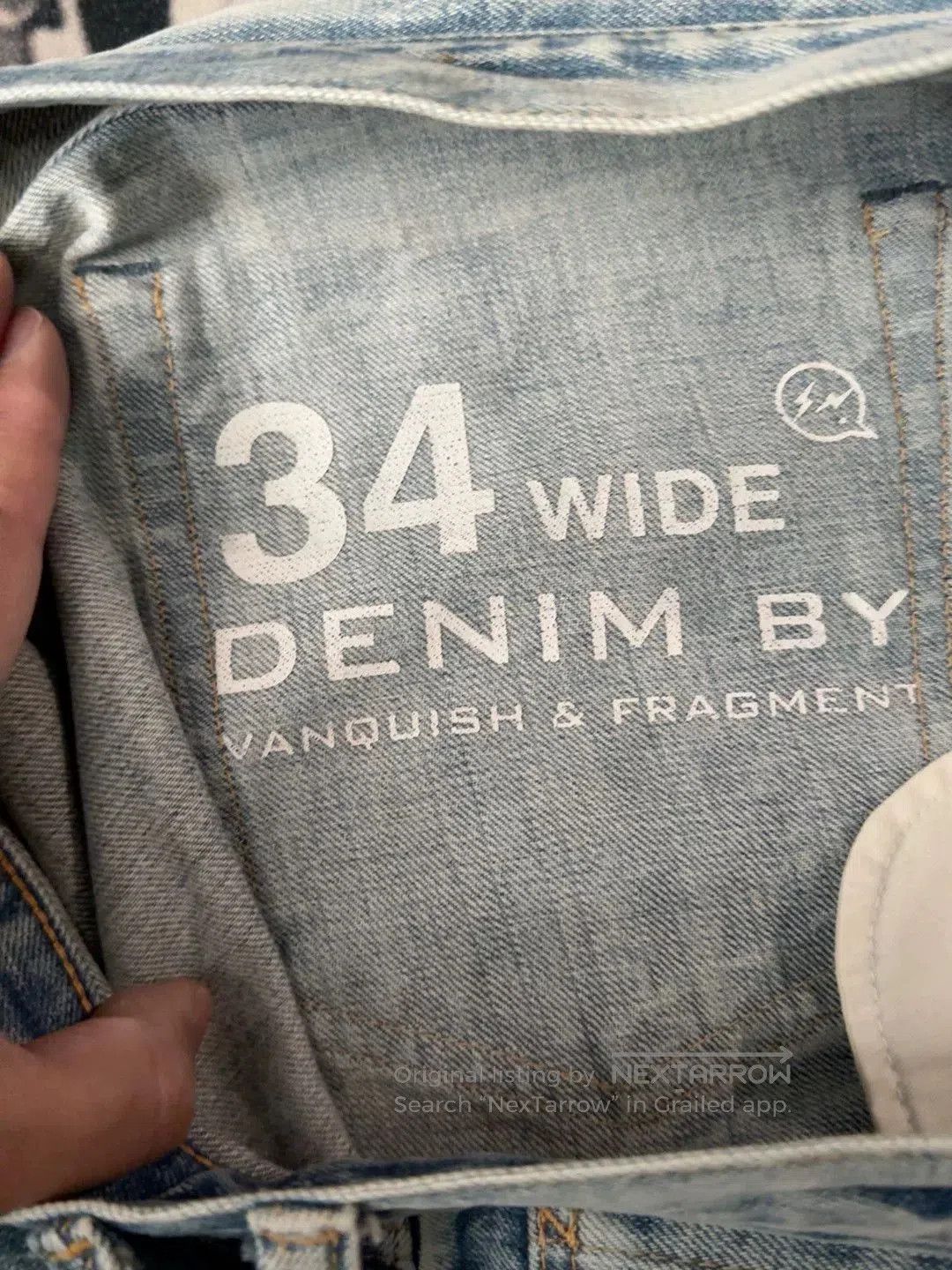 Visvim Vanquish Fragment Lightning Denim Jeans. Size US 30 / EU 46 - 5 Thumbnail