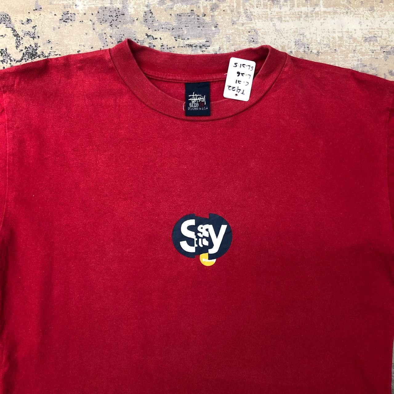 Stussy T422 90s STUSSY LONG SLEEVE TEE Size US M / EU 48-50 / 2 - 4 Thumbnail