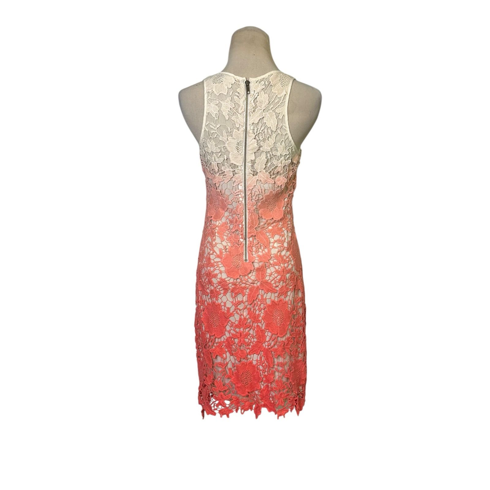 Buffalo David Bitton Buffalo cream melon ombre eyelet mini dress size Small Size S / US 4 / IT 40 - 14 Thumbnail
