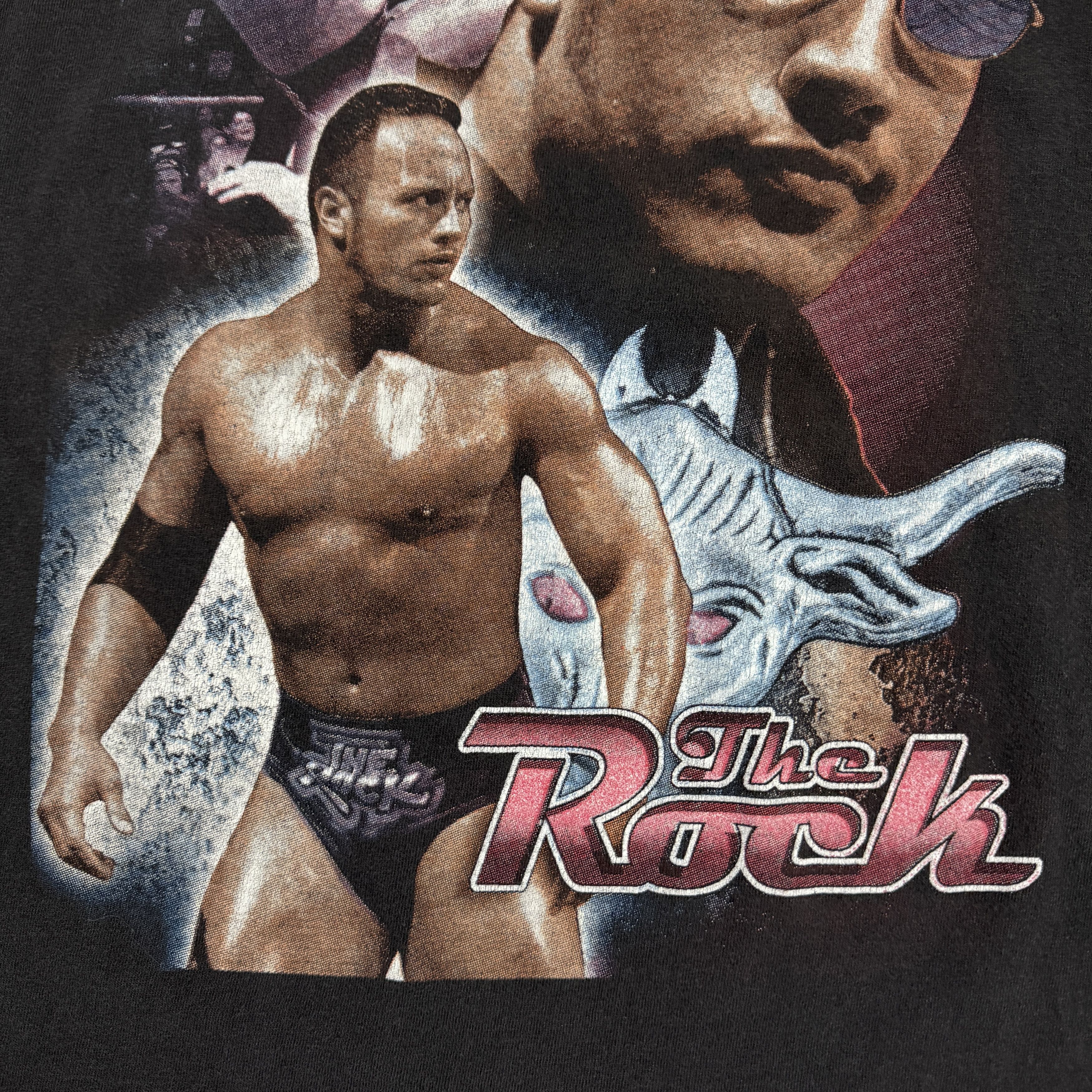 Vintage Vintage 90s The Rock Rap Tee Size US L / EU 52-54 / 3 - 9 Thumbnail