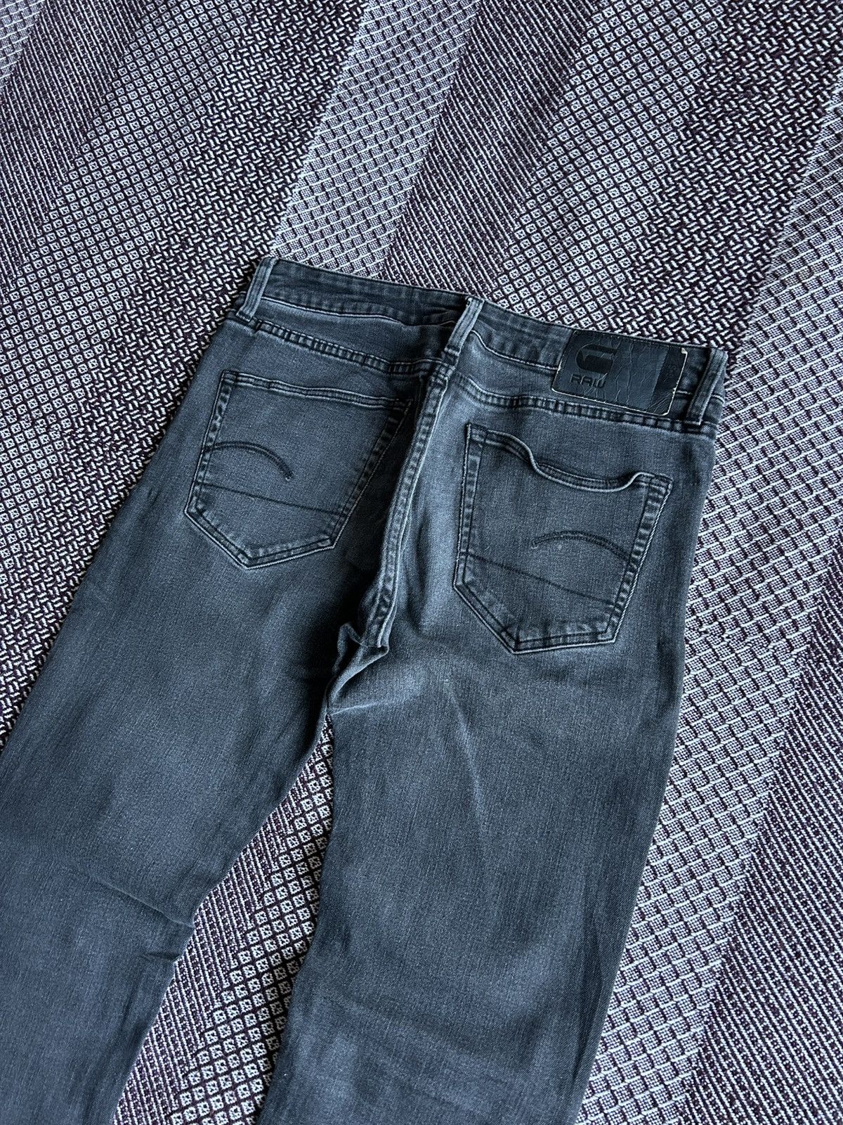 G-Star G-star Raw Deconstructed Slim Denim Jeans Mens Size 31 x 32 Size US 31 - 4 Thumbnail