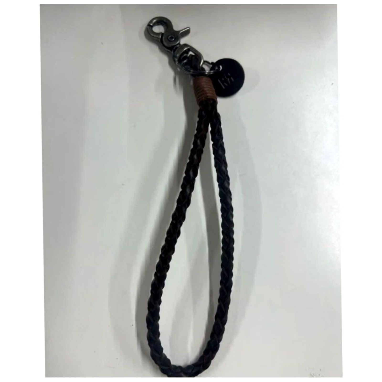 Ralph Lauren RRL RALPH LAUREN BRAIDED LEATHER WALLET ROPE CHAIN USED MEN Size ONE SIZE - 2 Thumbnail