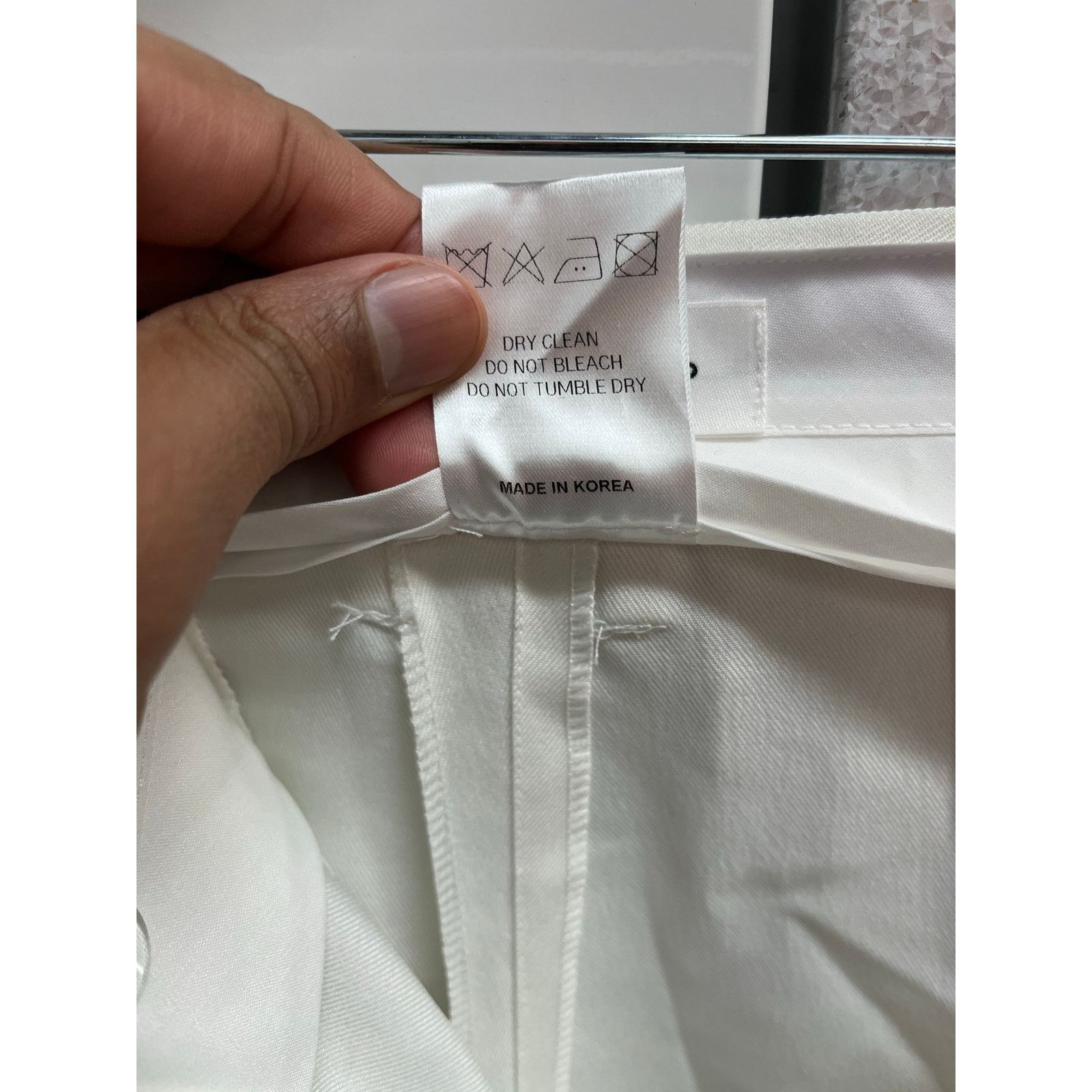 Frankie Shop The Frankie Shop -GELSO PLEATED TWILL TROUSERS/ WHITE/L/NWOT Size 32" / US 10 / IT 46 - 7 Thumbnail