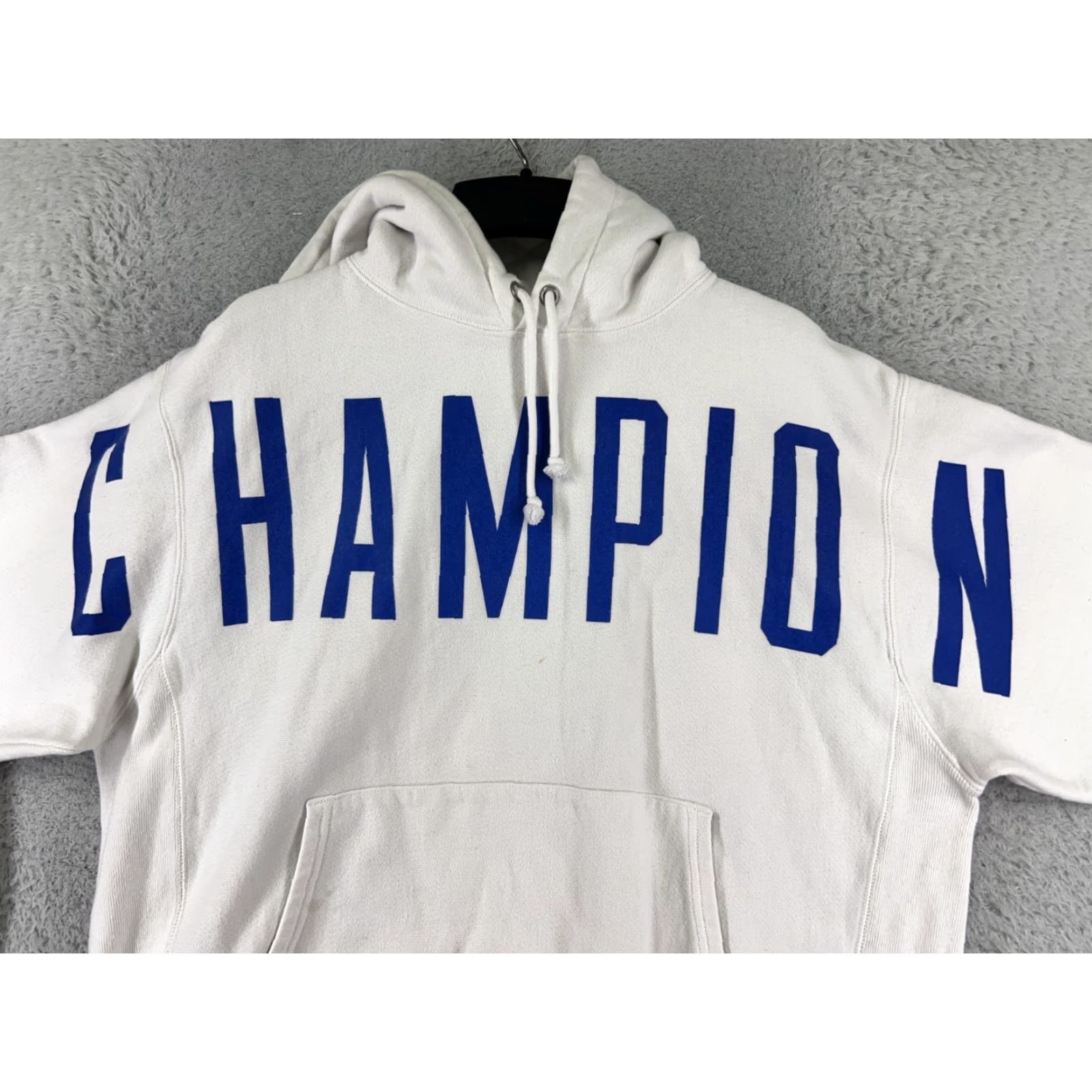 Champion Champion Hoodie Adult Large White Read Spellout READ Reverse Weave Sweatshirt Logo Vintage No Size US L / EU 52-54 / 3 - 4 Thumbnail
