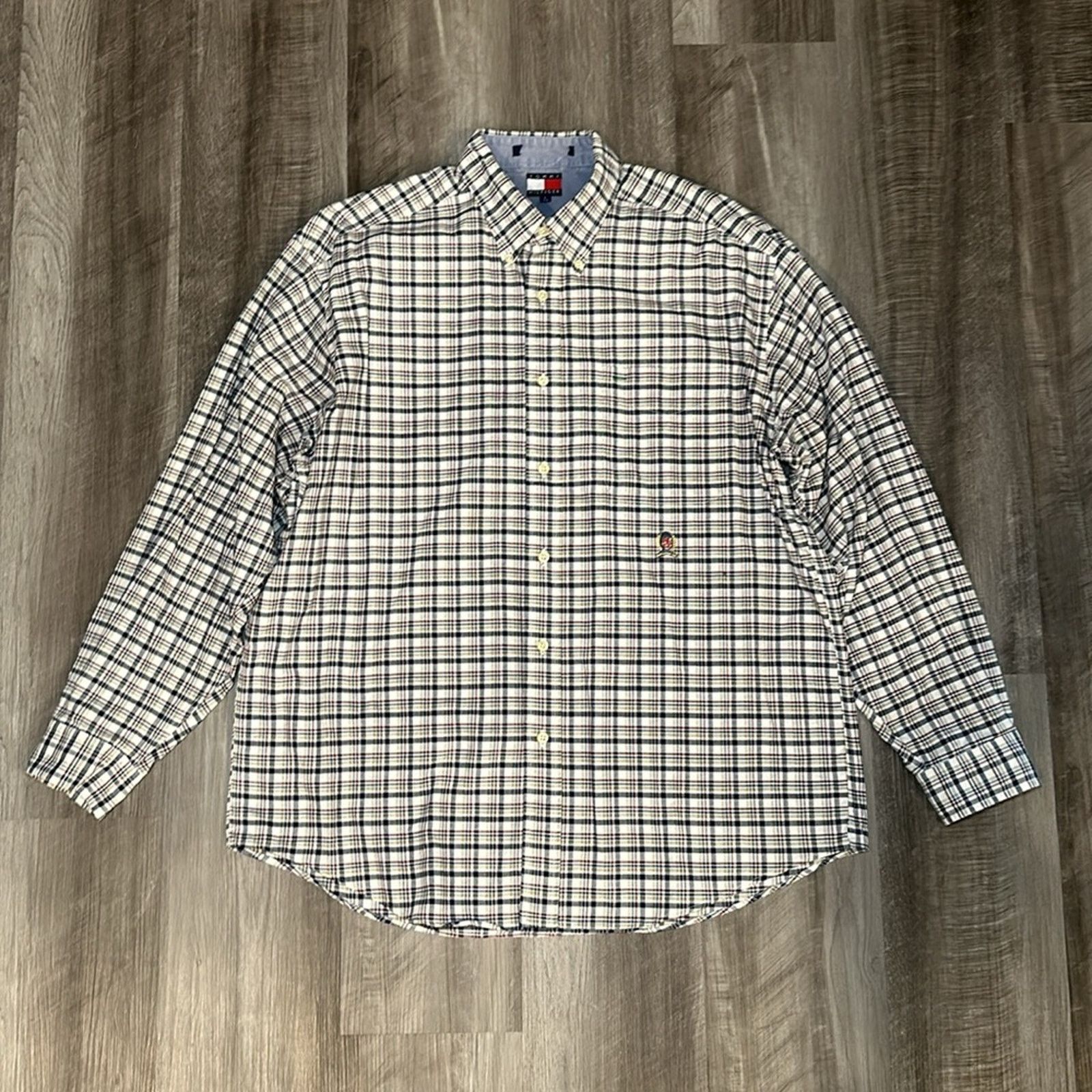 Tommy Hilfiger Tommy Hilfiger Long Sleeve Button Down - Large Size US L / EU 52-54 / 3 - 2 Thumbnail