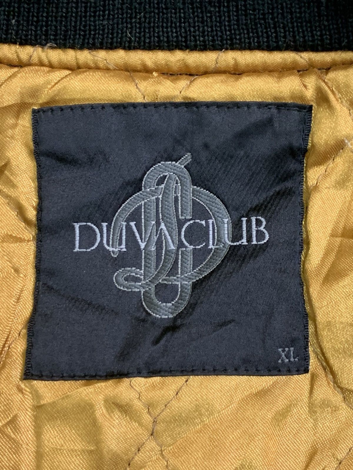 Japanese Brand Rare Design Vintage Duva Club Bomber Jackets Size US XL / EU 56 / 4 - 4 Thumbnail