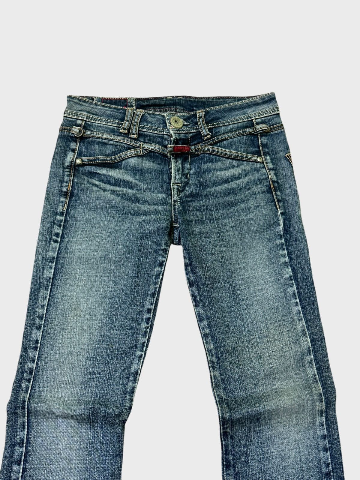 Designer × Marithe + Francois Girbaud SKINNY RARE LEGS MARITHE FRANCOIS GIRBAUD LOW RISE DENIM Size US 28 / EU 44 - 3 Thumbnail