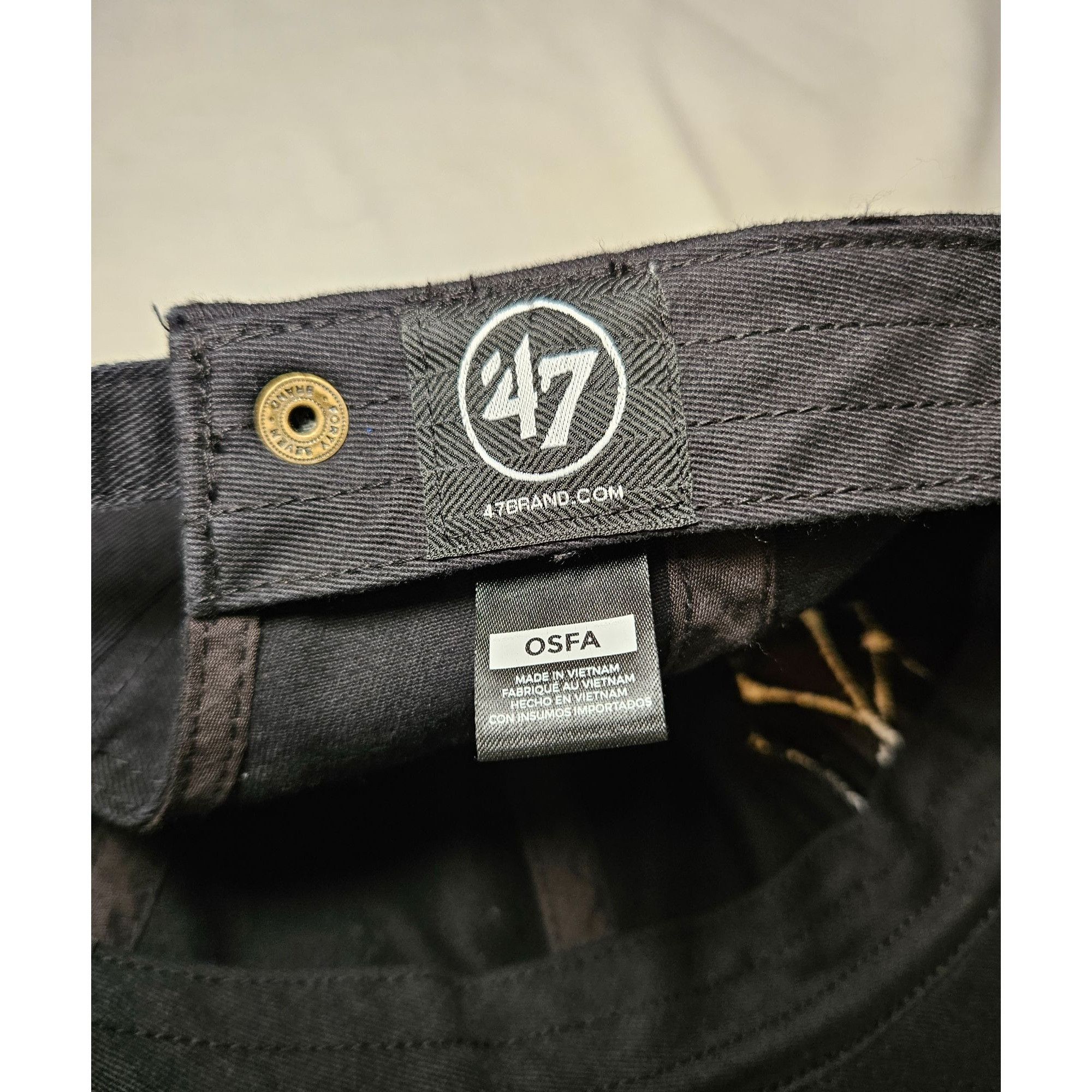 47 Brand 47 Brands New York Yankees Black NWT Baseball Cap Size ONE SIZE - 5 Thumbnail