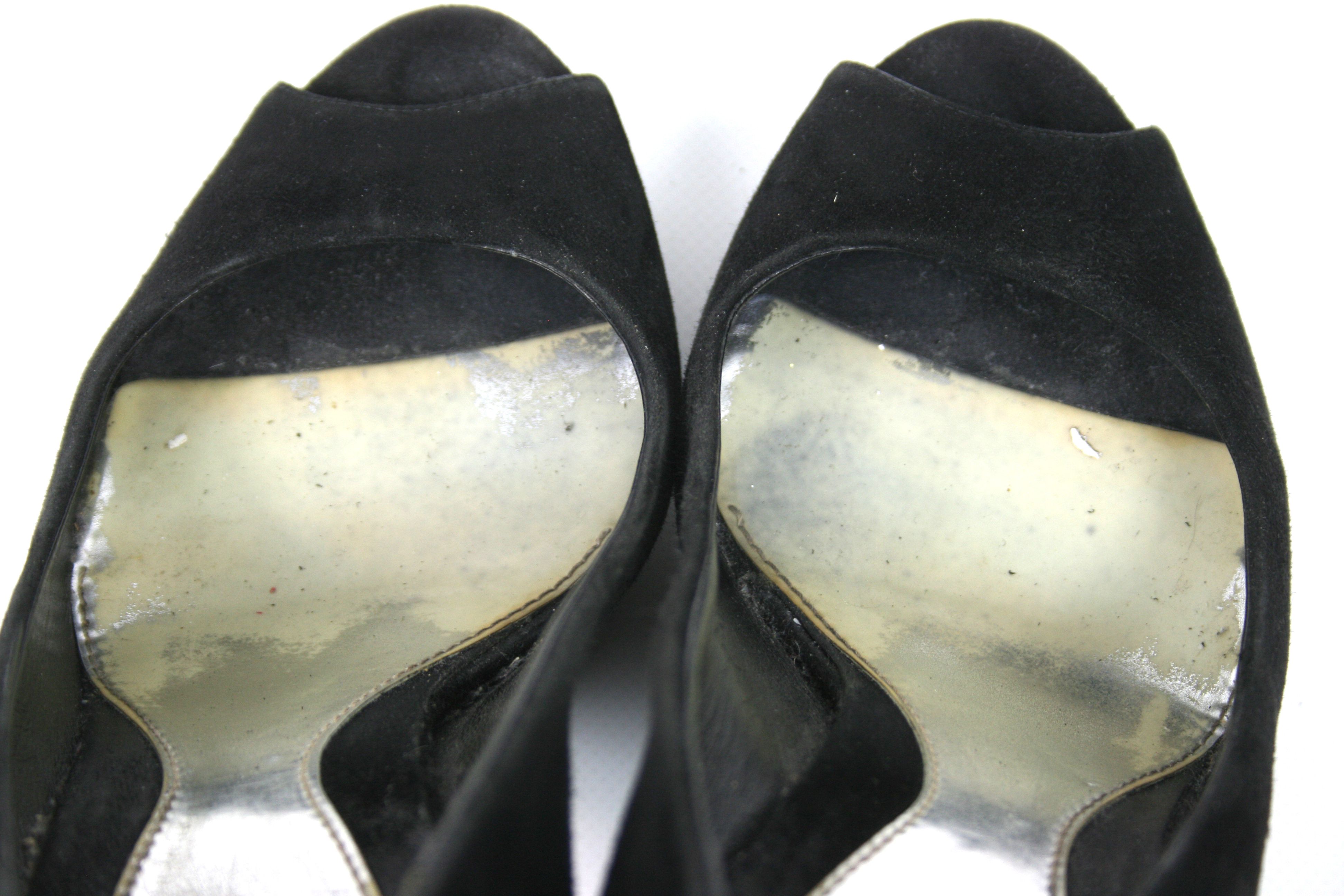 Gucci 00S Tom Ford Era Suede Pump Heels Vintage Size US 7.5 / IT 37.5 - 9 Thumbnail