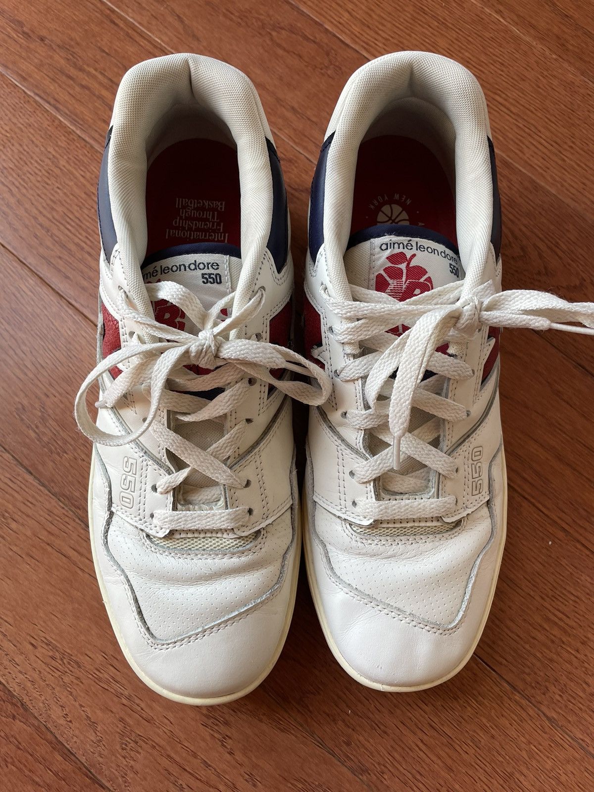 Aime Leon Dore × New Balance New Balance x Aime Leon Dore ALD 550 White Navy Red Size 10 Size US 10 / EU 43 - 4 Thumbnail