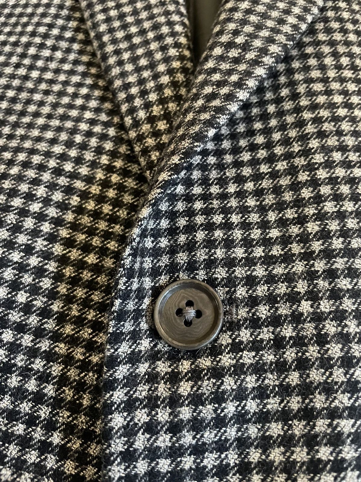 Armani Collezioni Small Check Wool GIORGIO Jacket Size 44R - 3 Thumbnail
