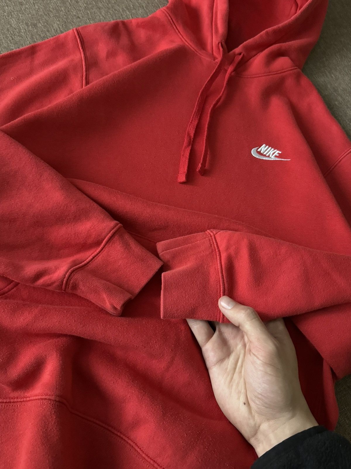 Nike × Vintage Nike basic oversized Y2K Vintage style hoodie Size US S / EU 44-46 / 1 - 9 Thumbnail