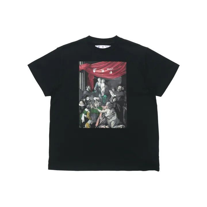 Off-White Off-White Colorful Virgin Oil Painting Short Sleeve Tee 0079 Size US XL / EU 56 / 4 - 1 Thumbnail