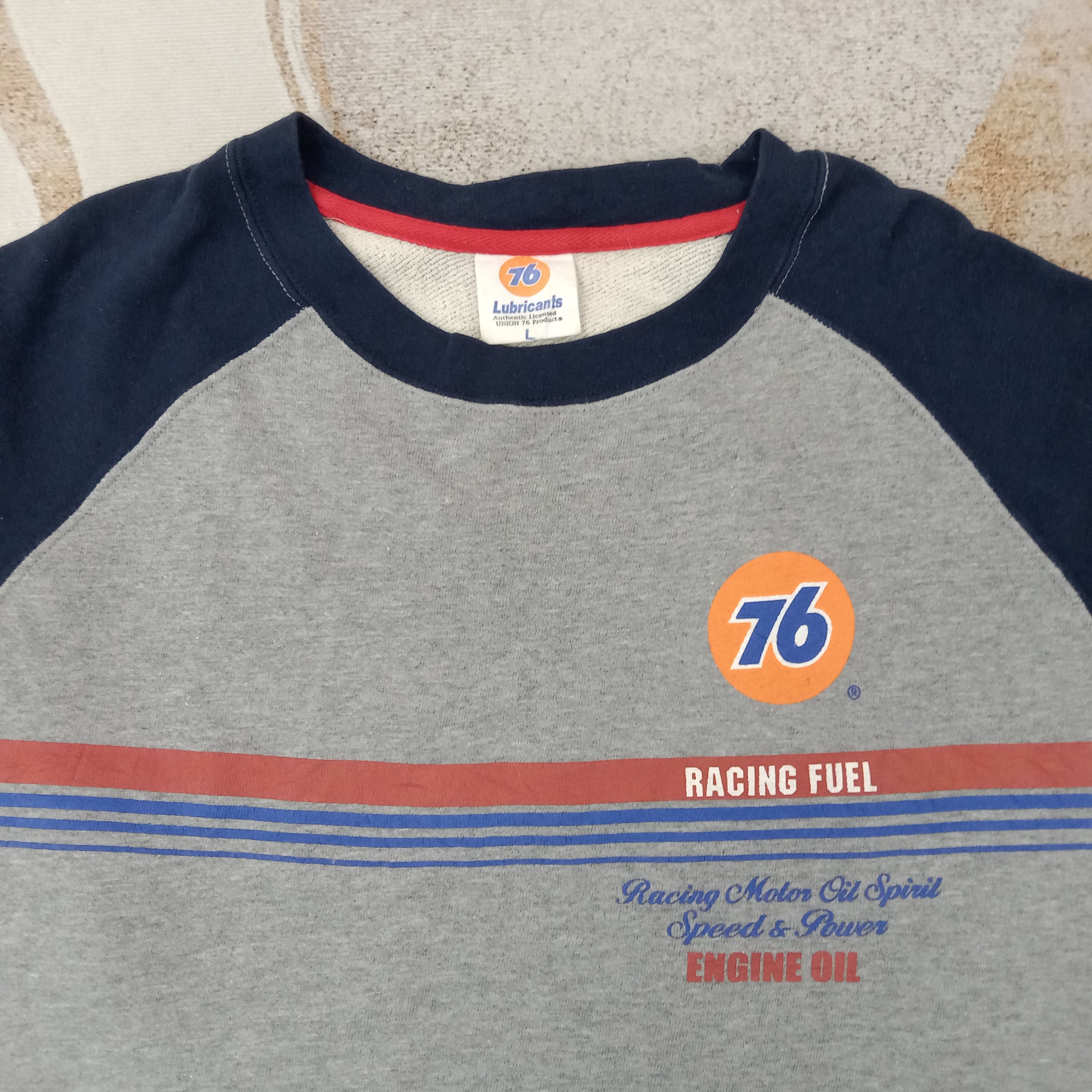 Japanese Brand Lubricant 76 Motor Oil Racing Sweatshirt C261N5 Size US M / EU 48-50 / 2 - 4 Thumbnail