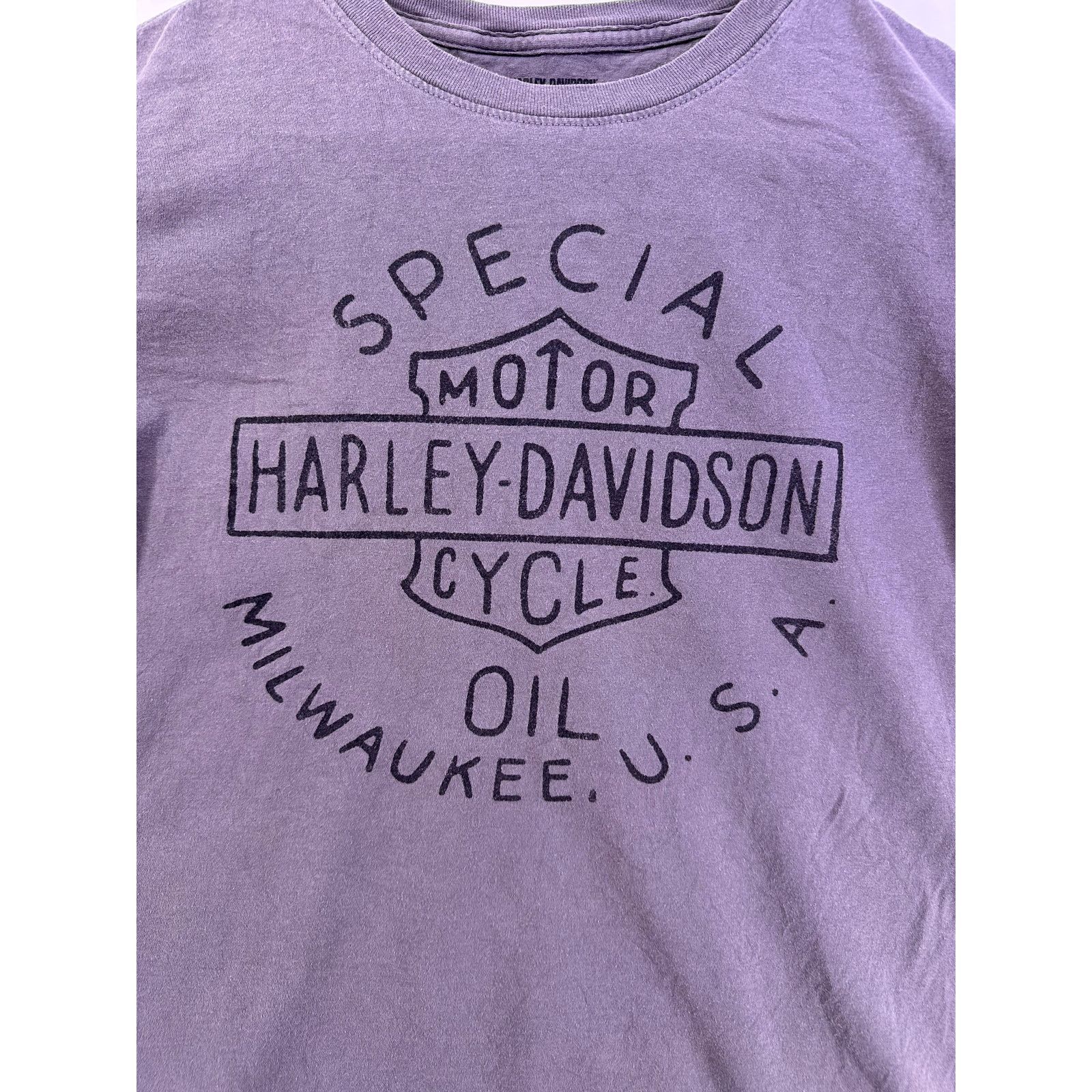 Harley Davidson Harley Davidson Special Oil Milwaukee USA gray Tshirt Size L Size US L / EU 52-54 / 3 - 2 Thumbnail