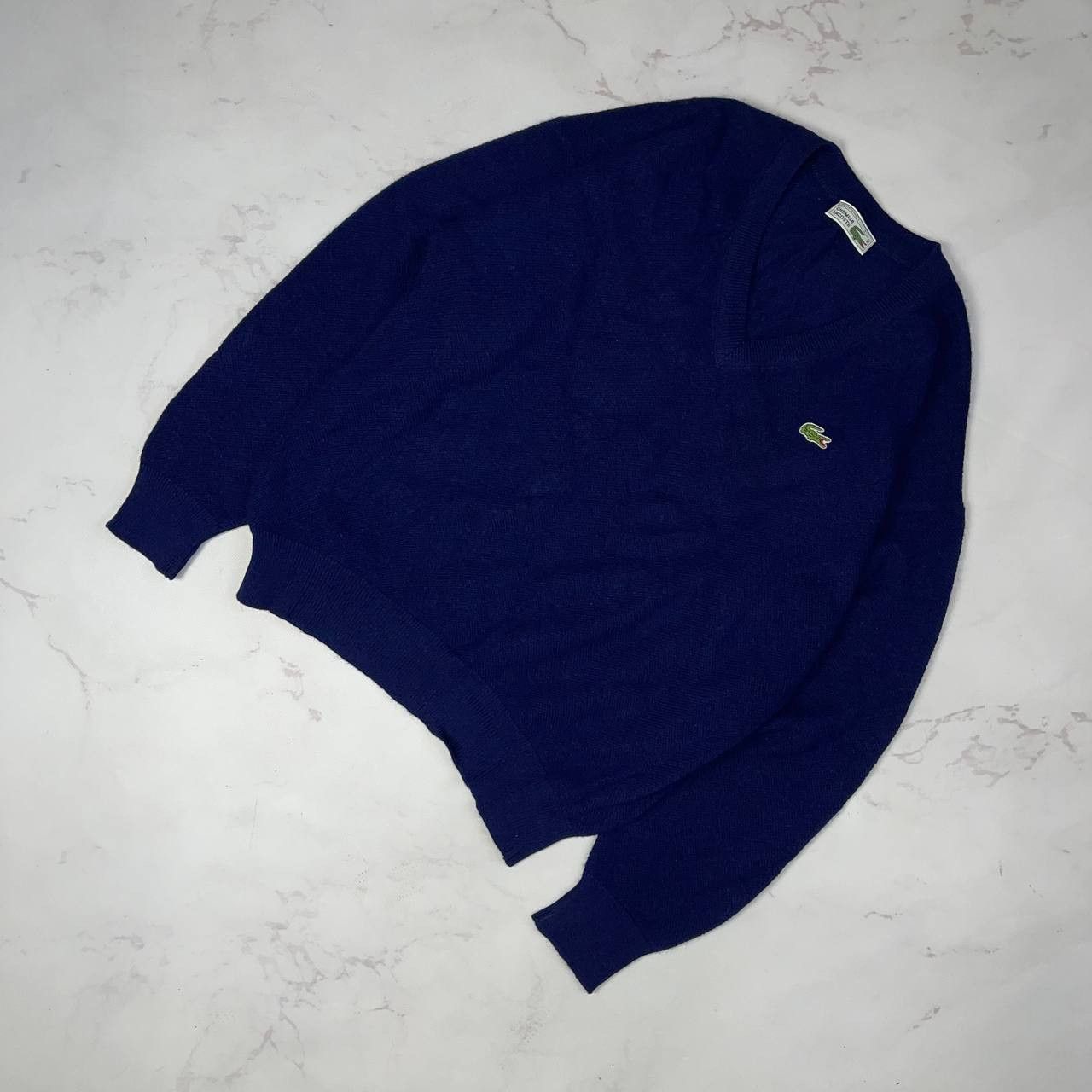 Lacoste LACOSTE VNECK SWEATER Izod Navy Blue Size XL Size US XL / EU 56 / 4 - 1 Thumbnail