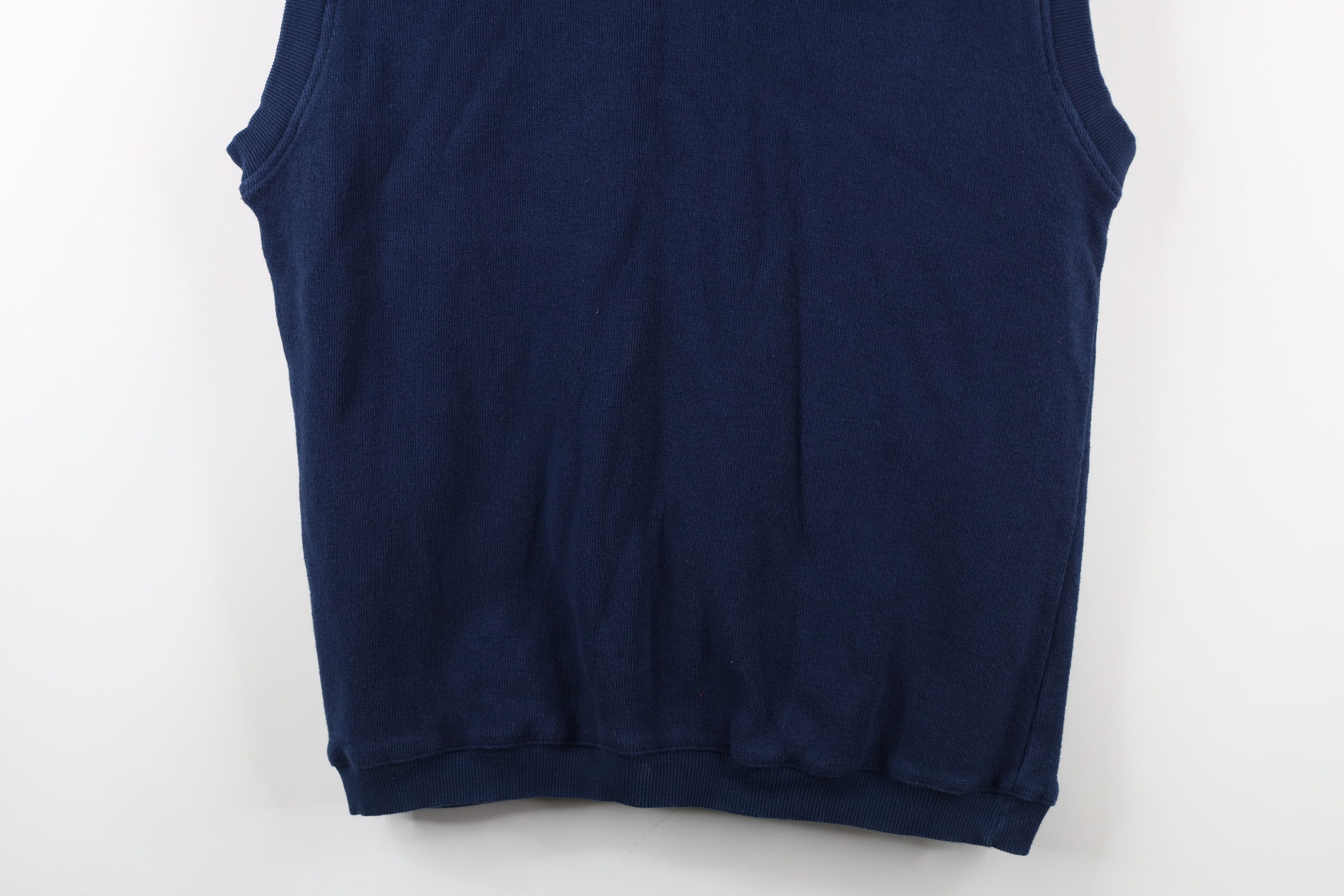 Disney × Vintage Vintage 90s Disney Club Cotton Ribbed Knit Sweater Vest USA Size US XL / EU 56 / 4 - 3 Thumbnail