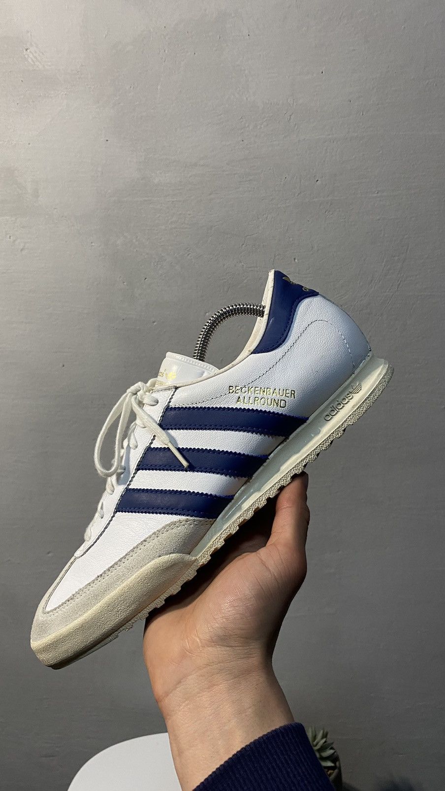 Vintage Adidas Beckenbauer Allround white leather sneakers