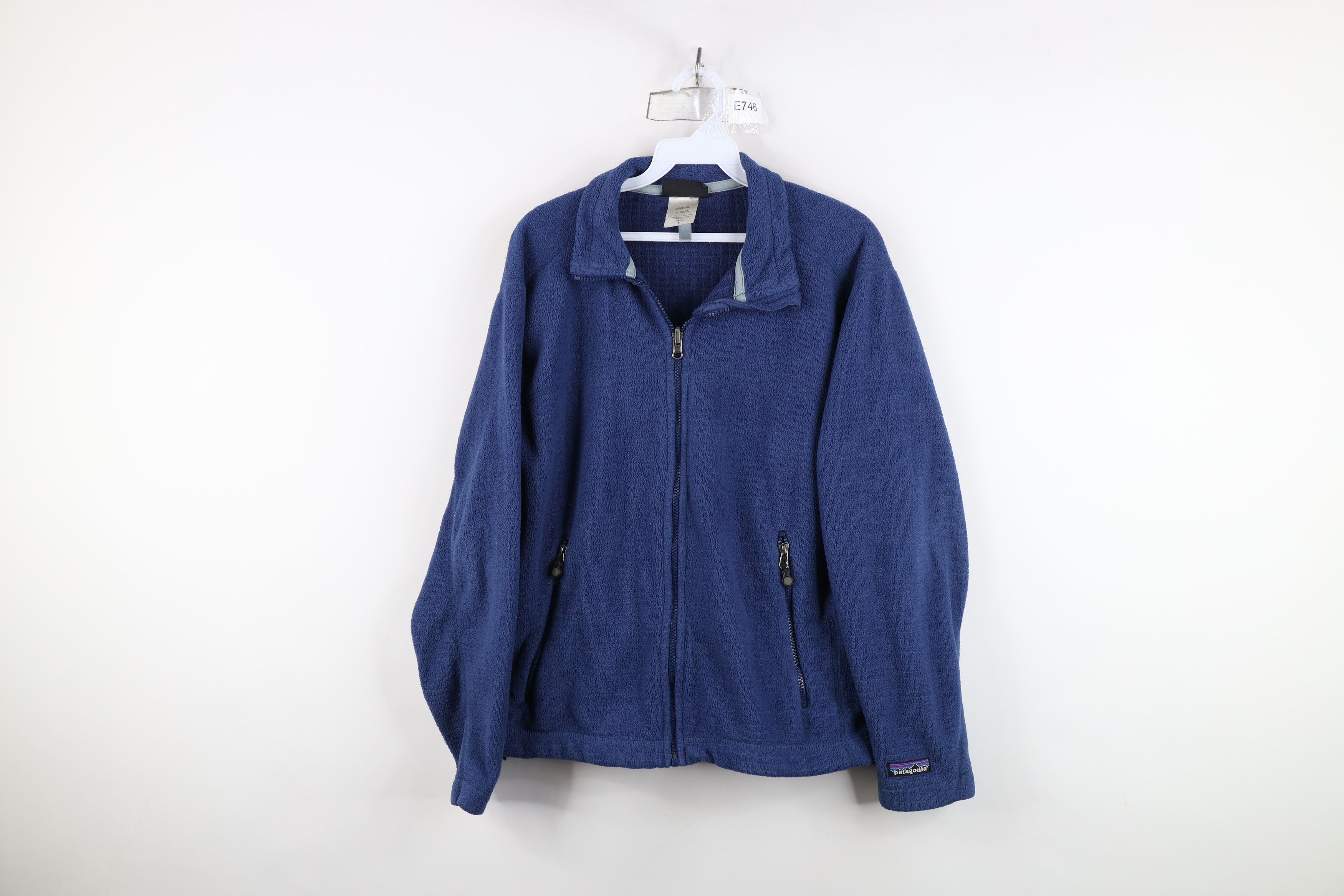 Patagonia Vintage Patagonia Spell Out Full Zip Fleece Jacket Blue Size US S / EU 44-46 / 1 - 1 Thumbnail