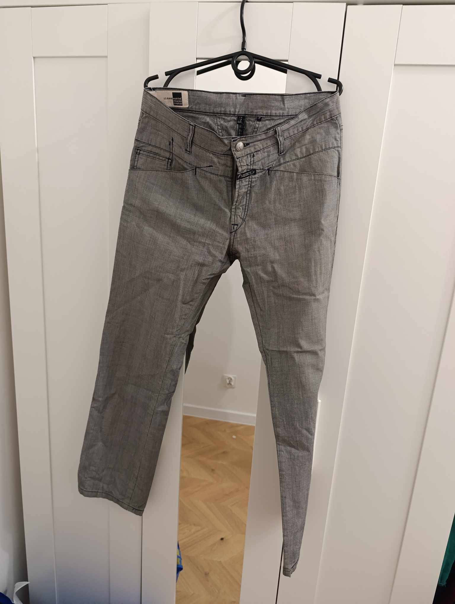 Marithe + Francois Girbaud Gray Straight Jeans by Martihe Francois Gribaud Size US 33 - 1 Thumbnail