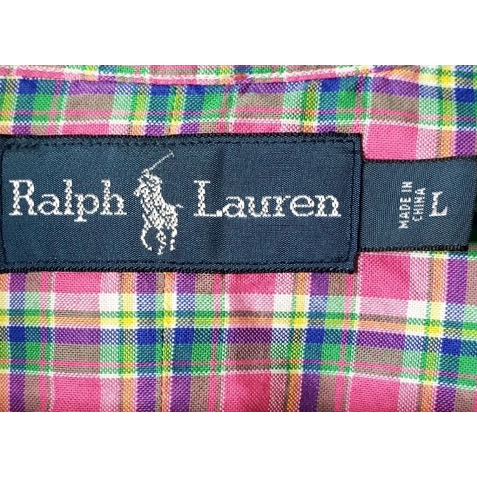 Polo Ralph Lauren Ralph Lauren Shirt Button-Up Multicolor Plaid Long Sleeve L Men’s Size US L / EU 52-54 / 3 - 7 Thumbnail