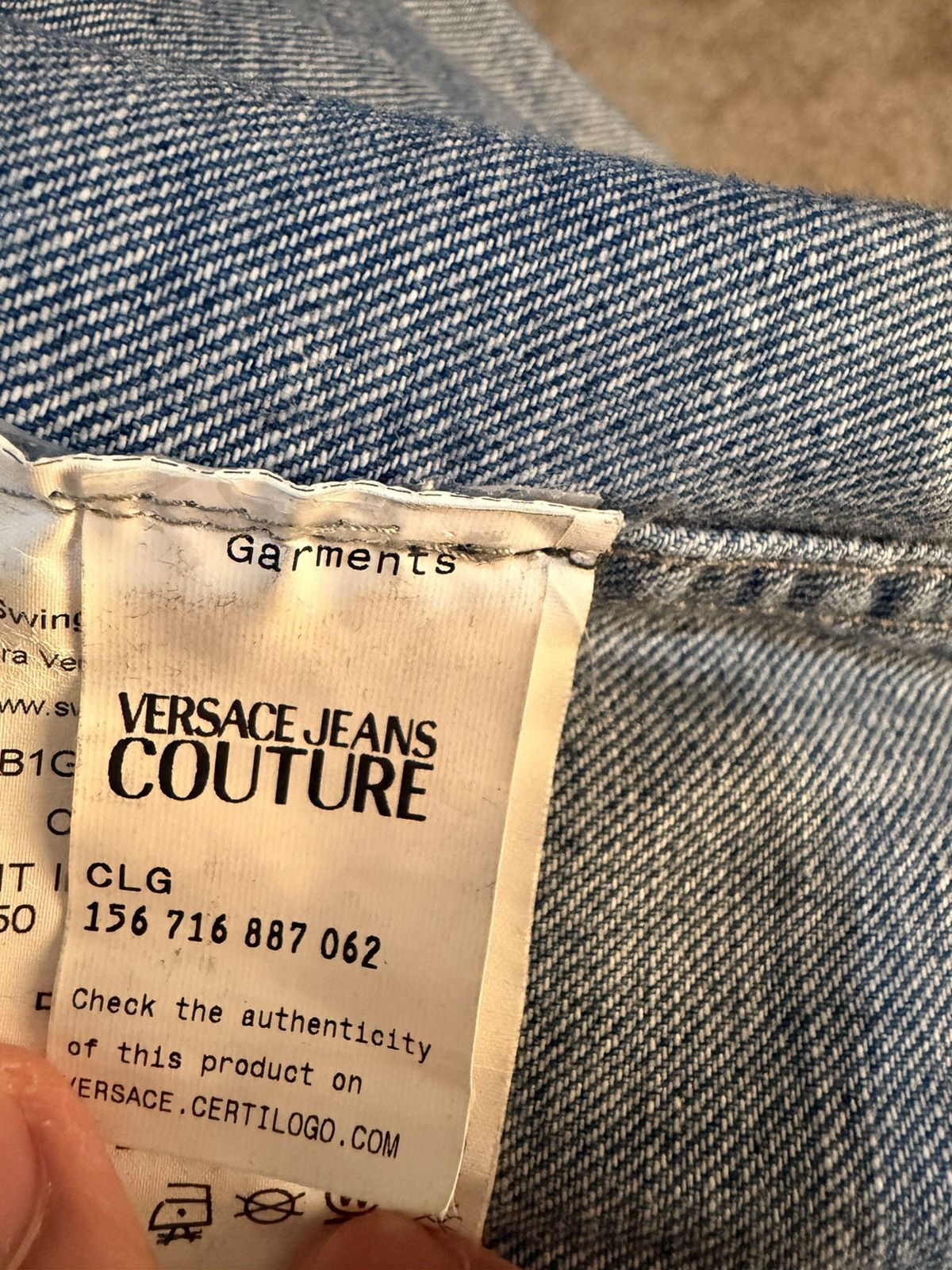 Versace Jeans Couture Versace Jeans Couture Bandana Blue Denim Avante Garde Jacket Size US M / EU 48-50 / 2 - 4 Thumbnail