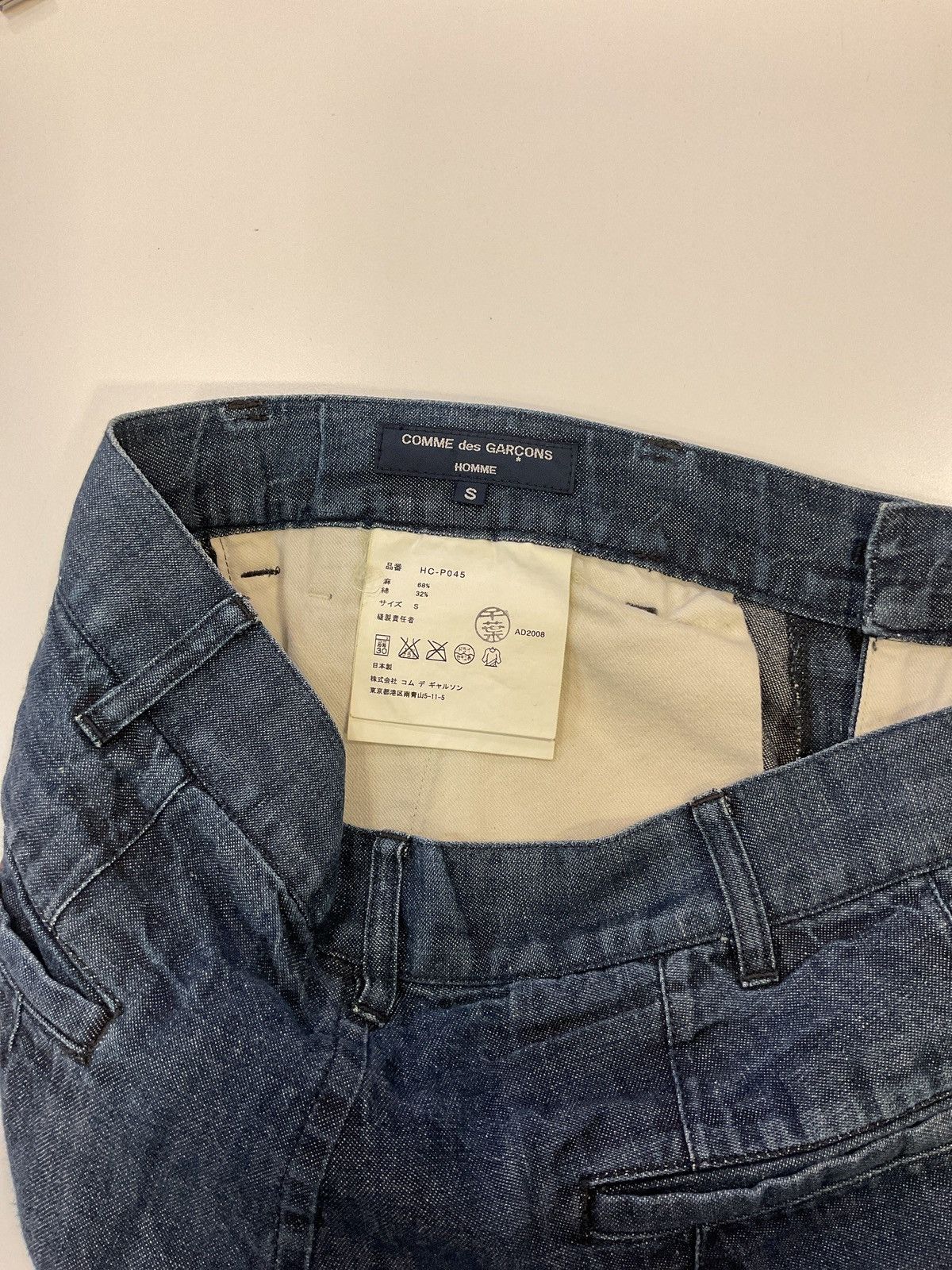 Comme des Garcons Homme CHINO DENIM COMME DES GARCONS HOMME Size US 30 / EU 46 - 3 Thumbnail